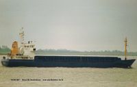 Gesche (auf der Weser am 13.05.1987) - Weser (mit freundlicher Genehmigung von Willi Thiel - NOK Schiffsbilder)