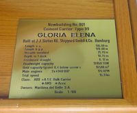 Werftmodell Gloria Elena (1:100)