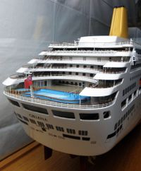 Werftmodell Oriana (1:200)