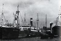 Ottensen (Hafen Hamburg ca. 1913) (Quelle: Slg Arnold Kludas, Archiv Deutsches Schifffahrtsmuseum)