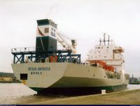 Weser Importer (im Hafen von Grimsby, GB ca 1990er Jahre) (mit freundlicher Genehmigung von Charlie Hill, PWR)