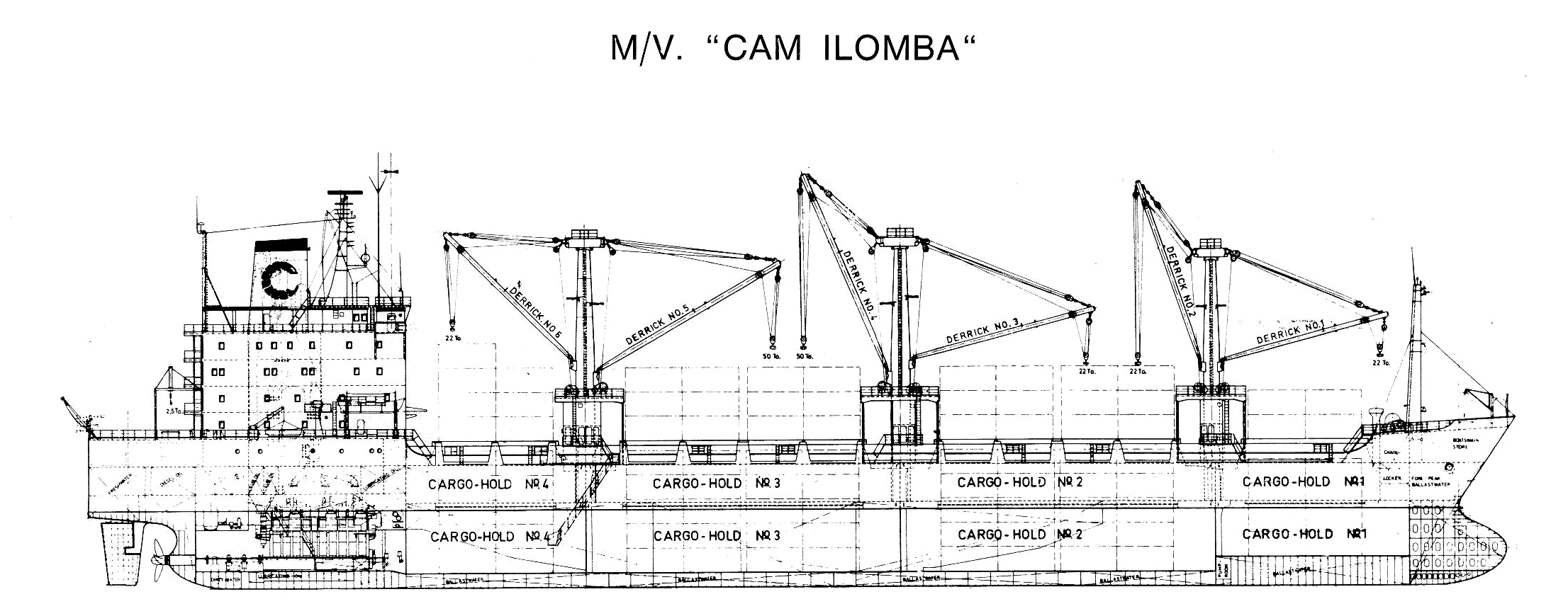 M.S. Cam Ilomba - AG Weser Seebeckwerft (1979) - Mit freundlicher Genehmigung des AG Weser Archivs