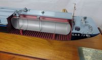 Werftmodell VTG Gas 73 (1:75)